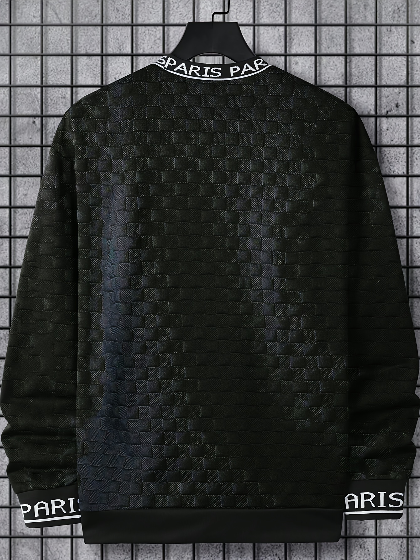 Classic Pullover Sweatshirt Made of Jacquard Fabric - Image 4