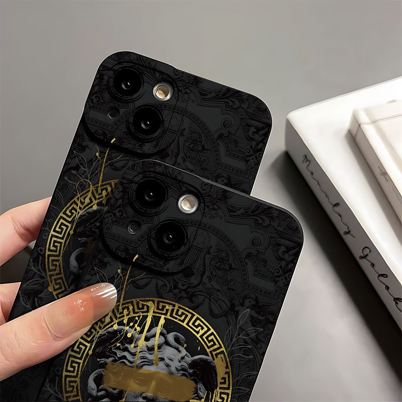 Angel Eyes Soft Phone Case with Medusa Badge Pattern + surprise gifts - Image 8