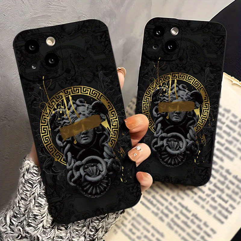 Angel Eyes Soft Phone Case with Medusa Badge Pattern + surprise gifts - Image 6