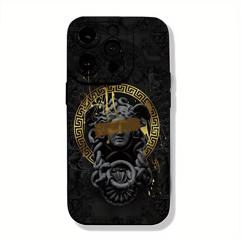 Angel Eyes Soft Phone Case with Medusa Badge Pattern + surprise gifts - Image 5