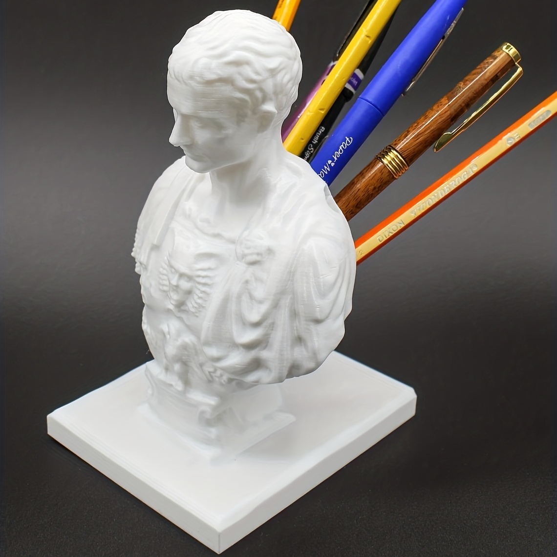Multipurpose Julius Caesar Desk Pen Holder - Image 2