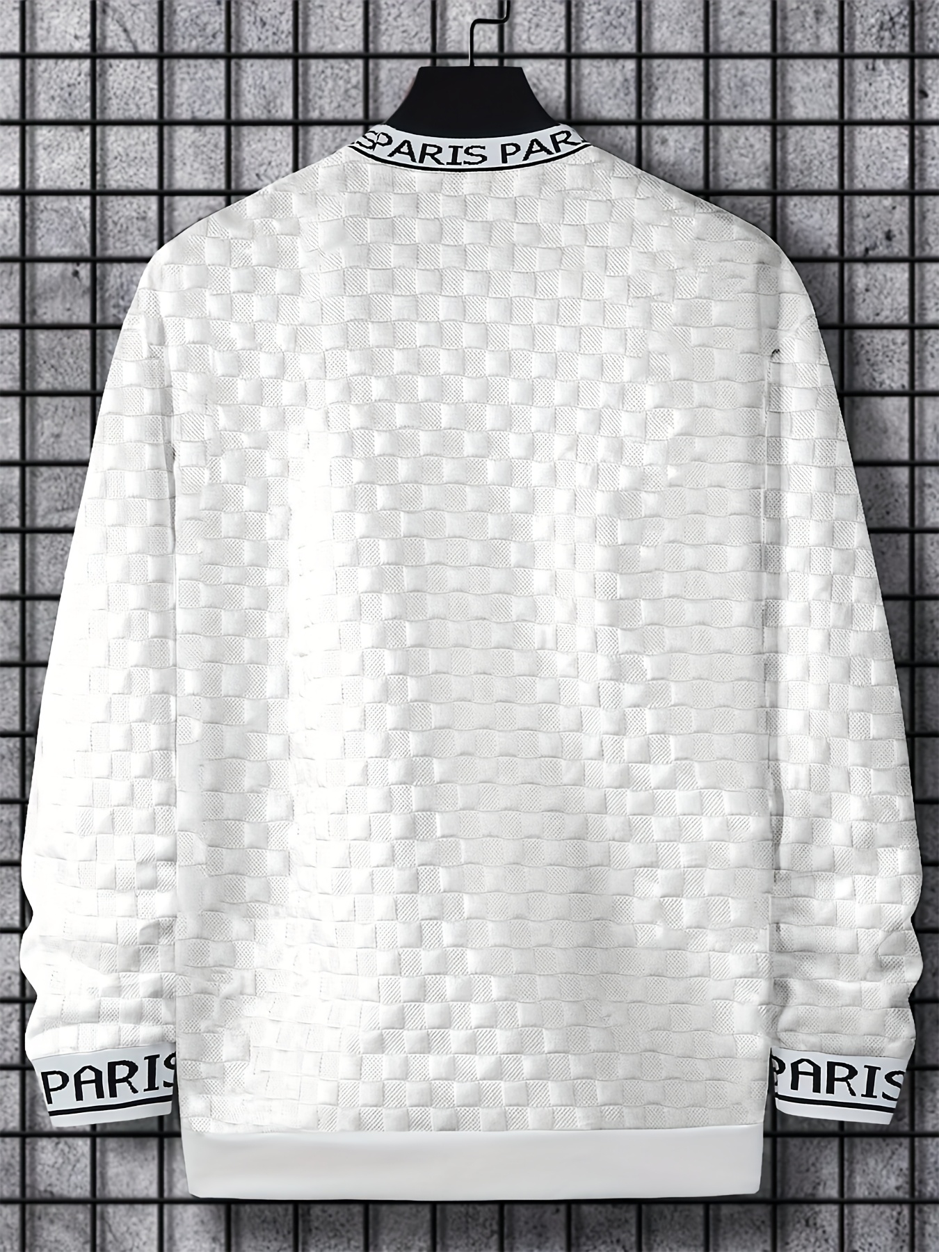 Classic Pullover Sweatshirt Made of Jacquard Fabric - Image 3