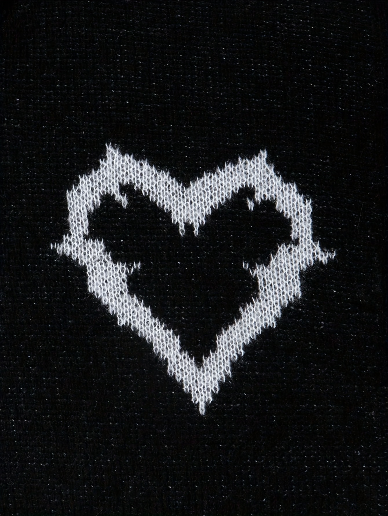 New Style Angel Cartoon Pattern Jacquard Knit Pullover - Image 4