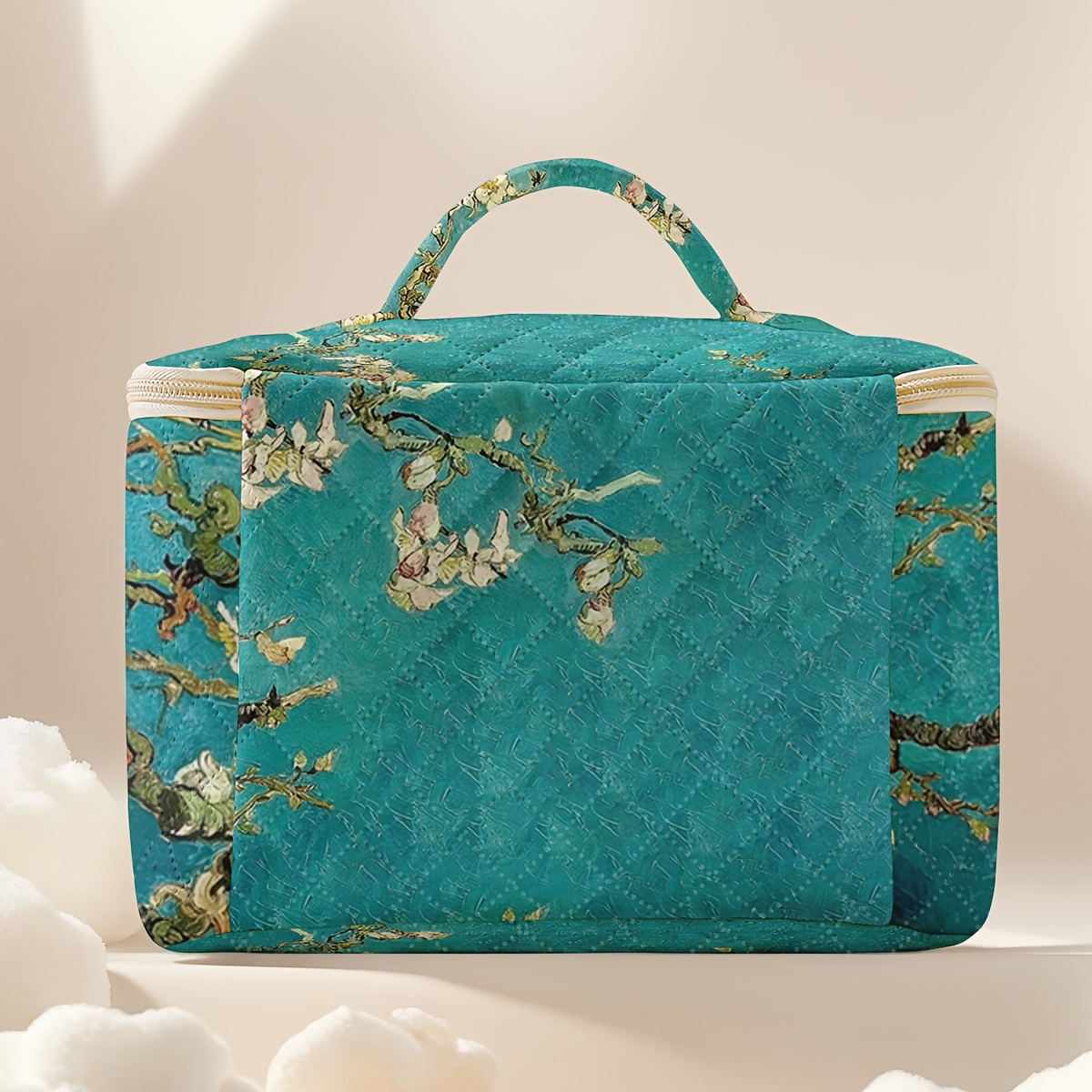 Multipurpose Floral pattern printed makeup bag - Image 2