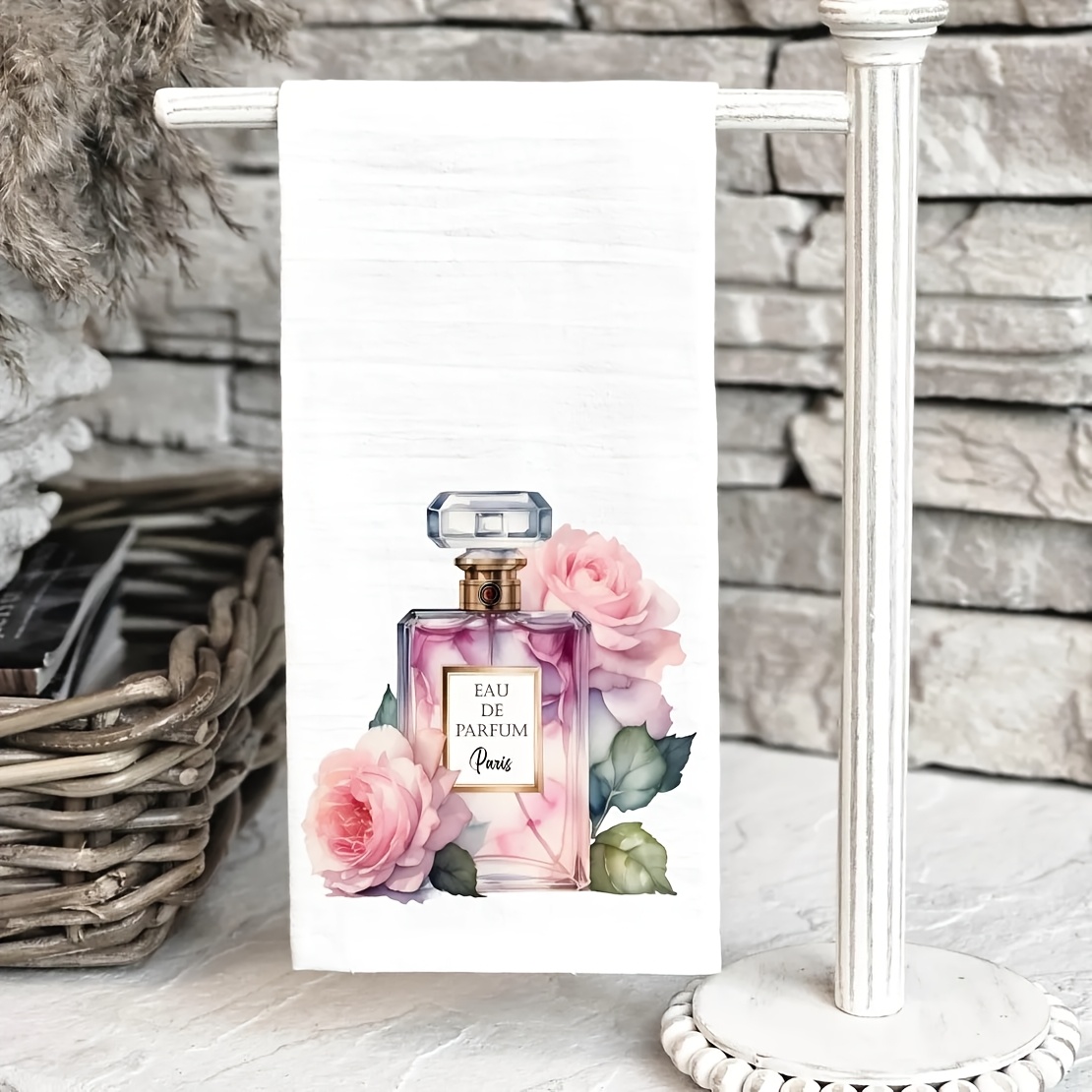 2pcs Floral Bathroom Multipurpose Guest Towels - Image 10