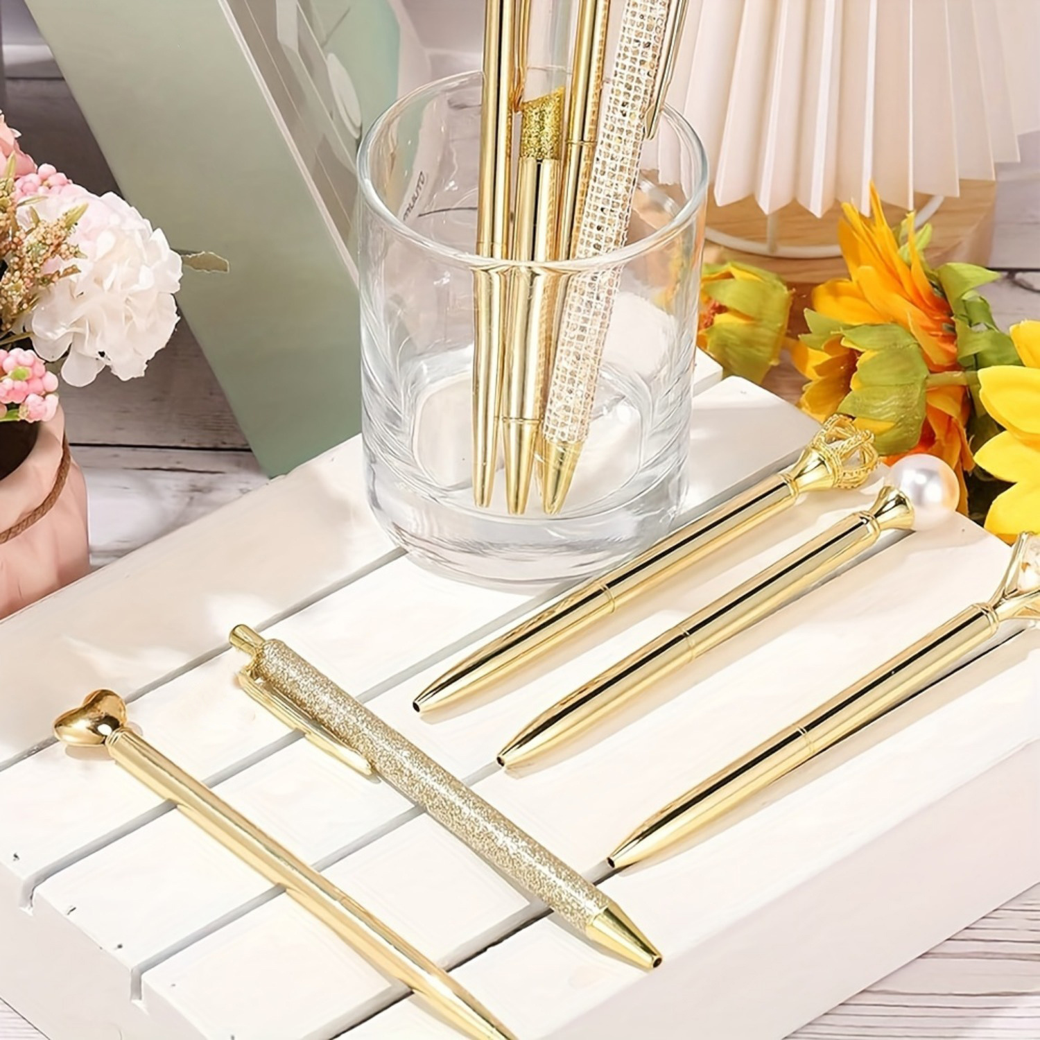 9pcs fancy Golden Signature Pe - Image 7