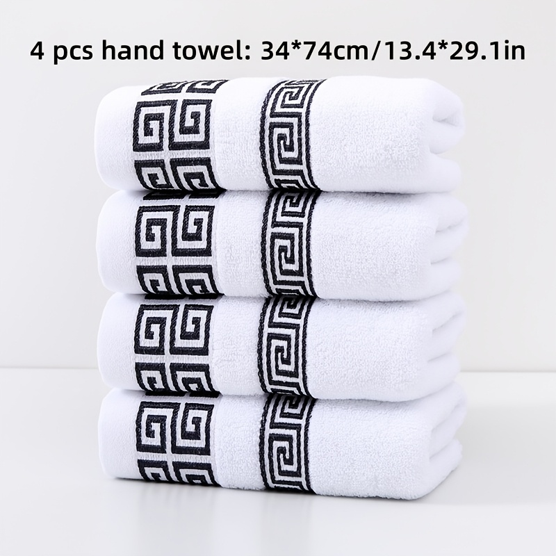 4pcs 100% Cotton Hand Towel Premium Quality, Ultra-Soft and Skin-Friendly Set - Image 10