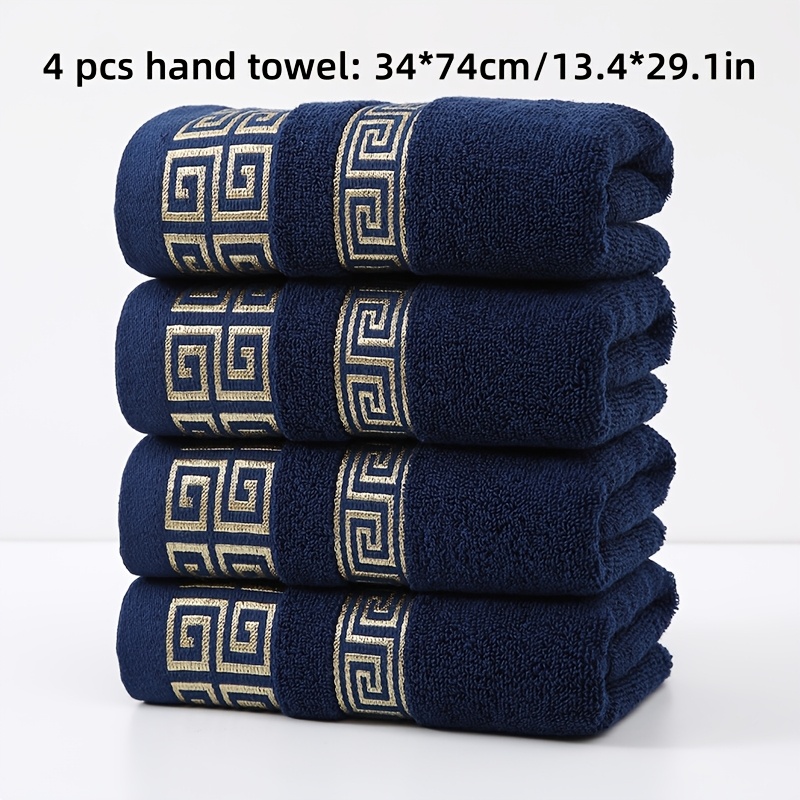 4pcs 100% Cotton Hand Towel Premium Quality, Ultra-Soft and Skin-Friendly Set - Image 8