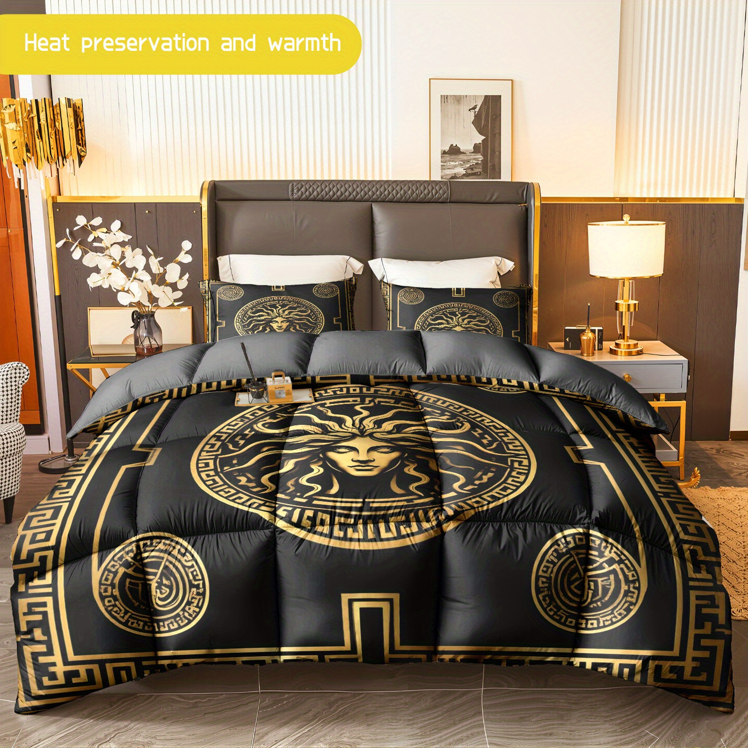 Greek Mythology Medusa Bedding Full Set