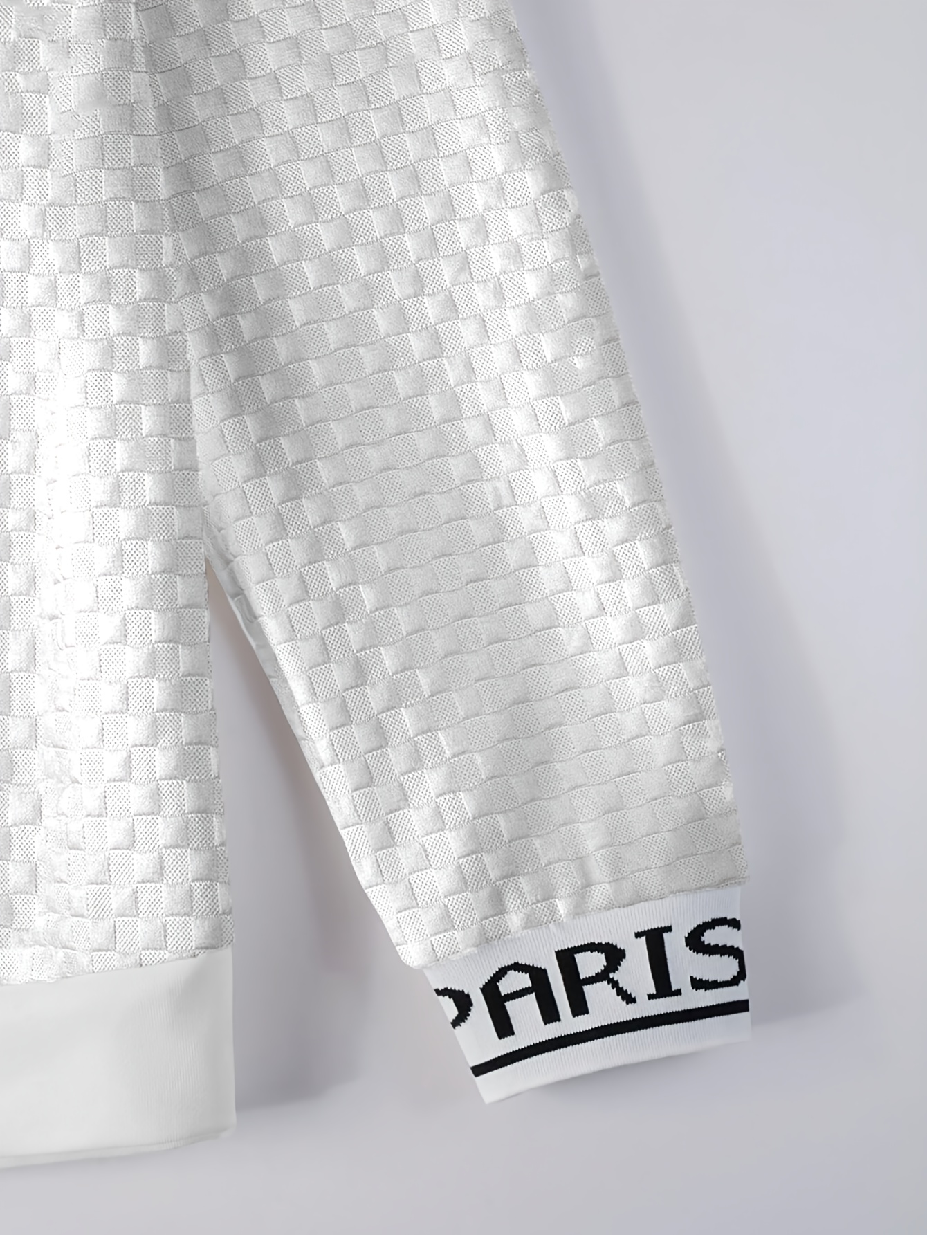 Classic Pullover Sweatshirt Made of Jacquard Fabric - Image 7