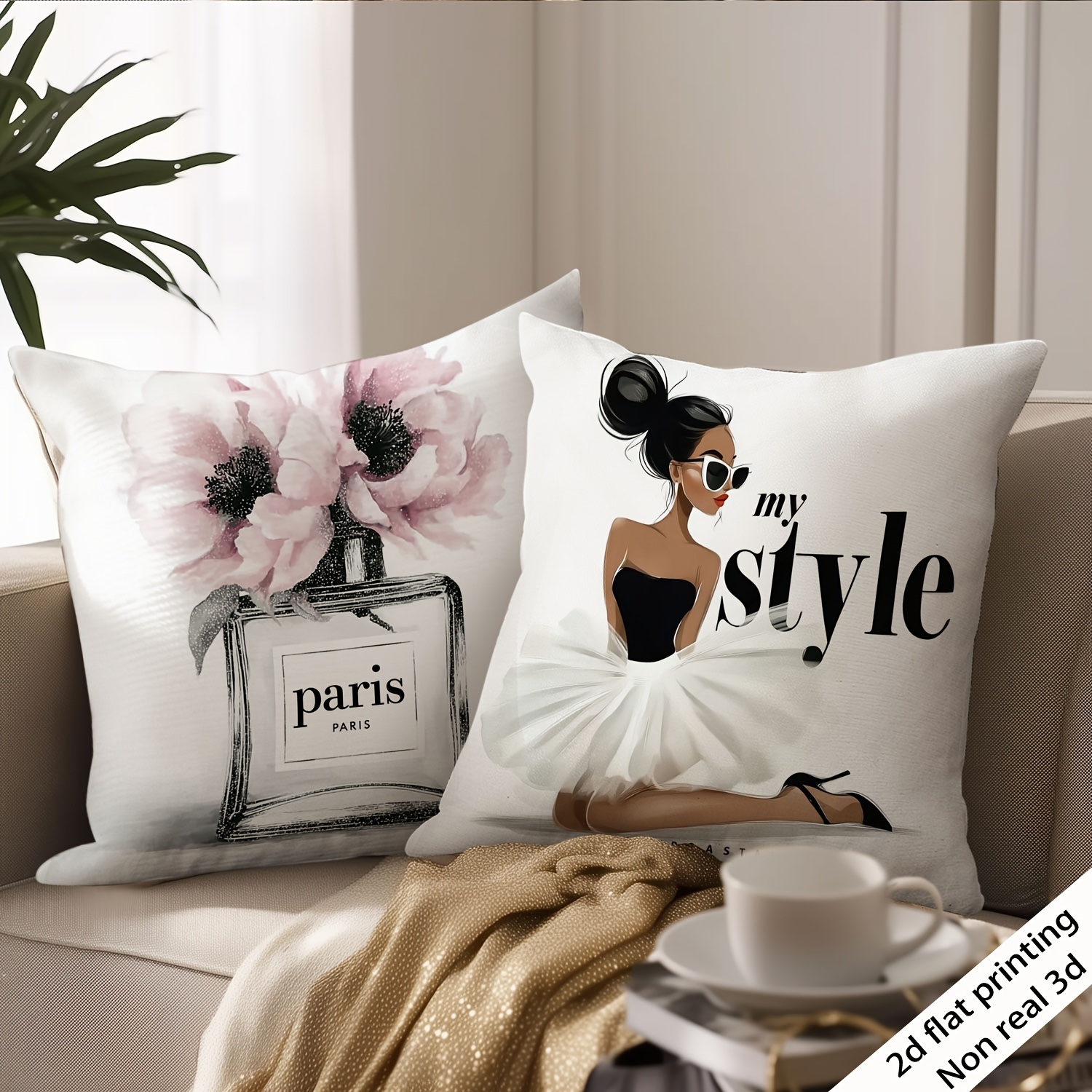 4pcs Set | Fashionable Light Luxury Style, Cushion Covers - Image 8