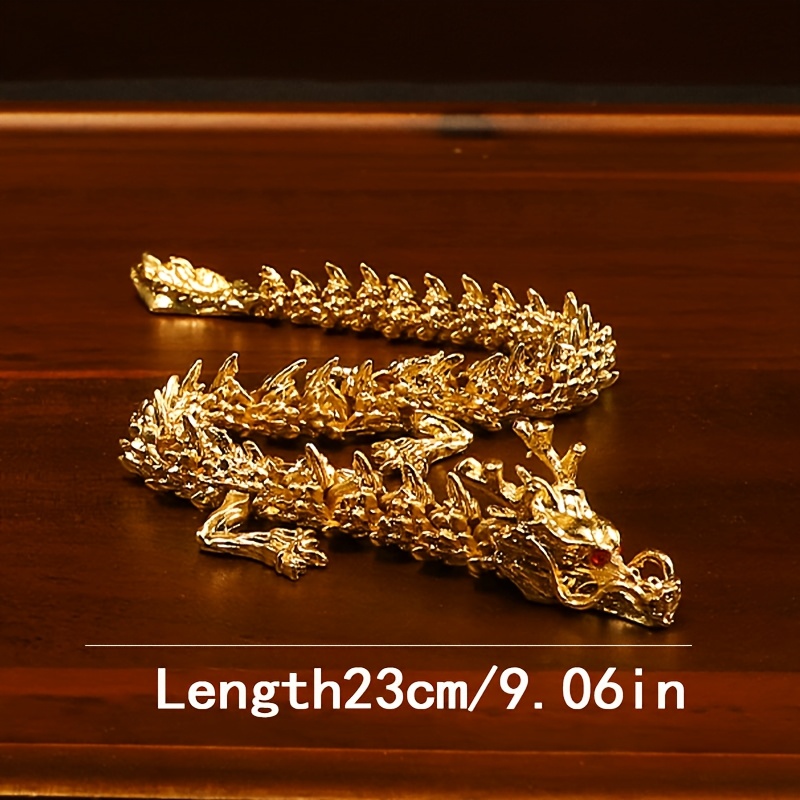 Golden Dragon Figurine with Movable Three-Clawed + free gifts - Image 4