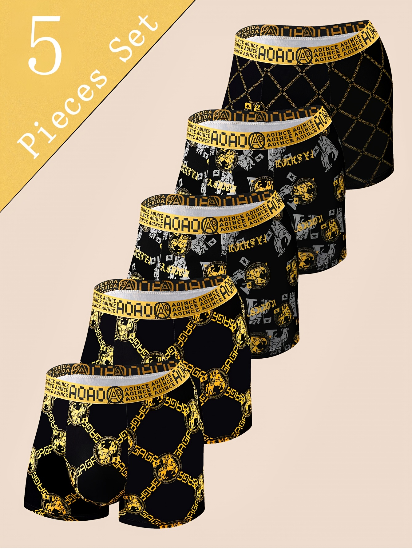 5pcs Luxury Comfort & Sophisticated Boxer + free gift - Image 2