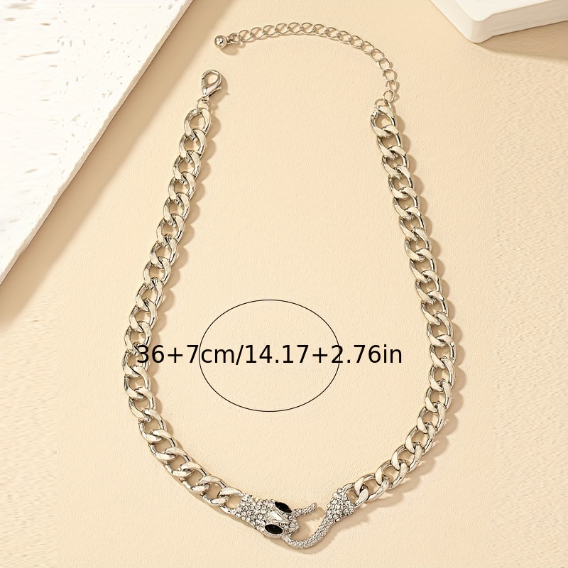 Punk Medusa Hip Hop Style Necklace + surprise gift - Image 6