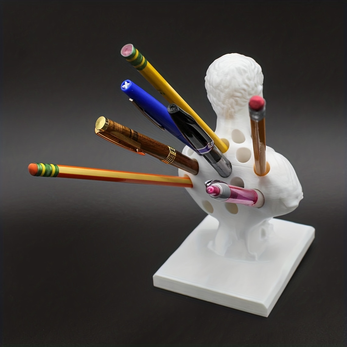 Multipurpose Julius Caesar Desk Pen Holder - Image 3