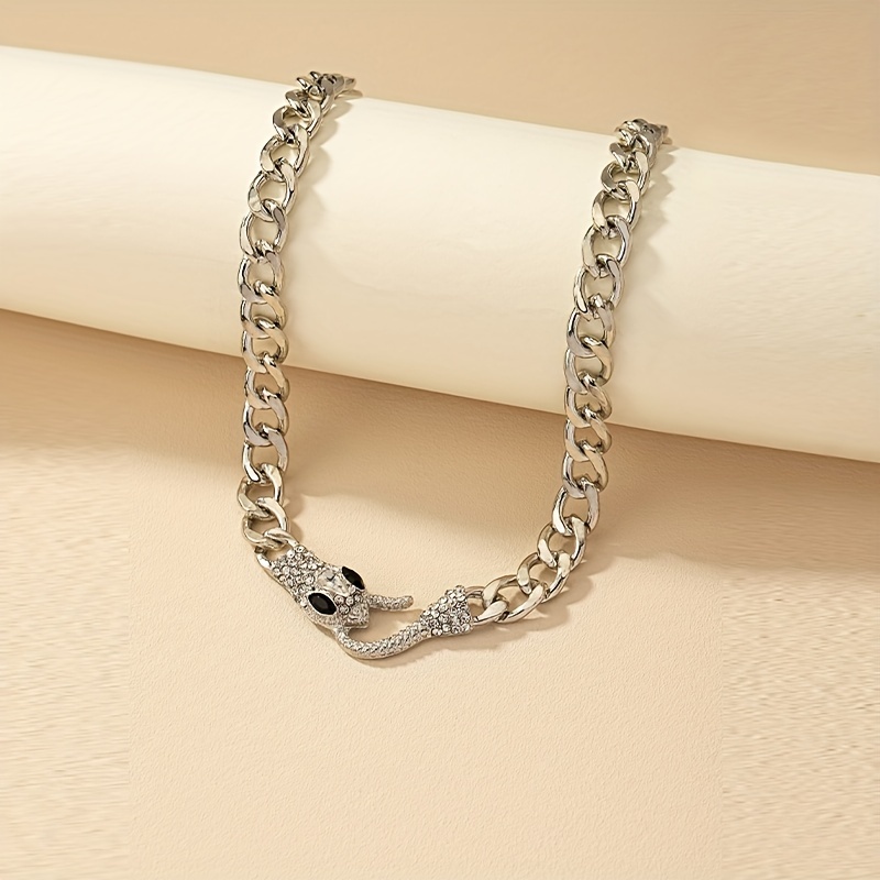 Punk Medusa Hip Hop Style Necklace + surprise gift - Image 4