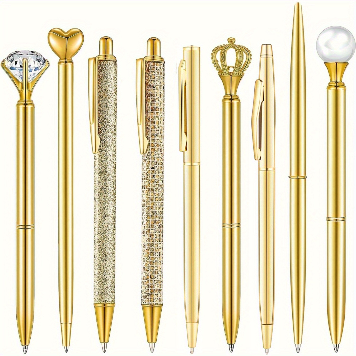 9pcs fancy Golden Signature Pe - Image 5