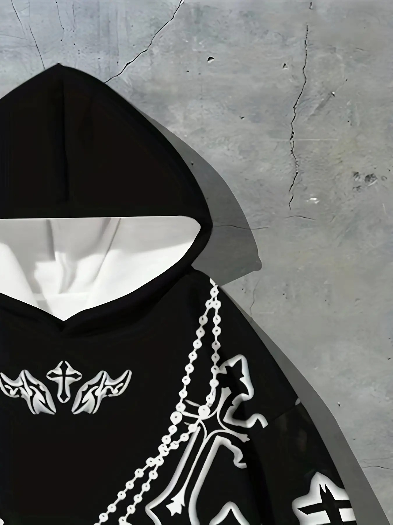 New Long Sleeve Casual Hoodie with 2D Flat Printing - Image 5